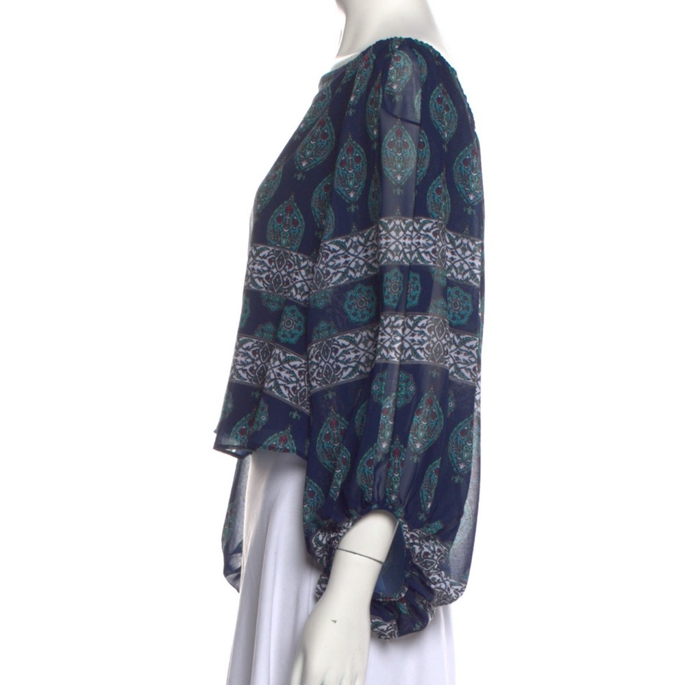 Revolve Nicholas Boho Off The Shoulder Print Top - image 2